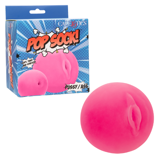 Pop Sock Pussy/Ass Pink Dual-Entry Ultra Soft Life-Like Masturbator