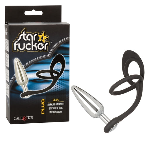 Star Fucker Anal Plug And Adjustable Silicone Cock Ring