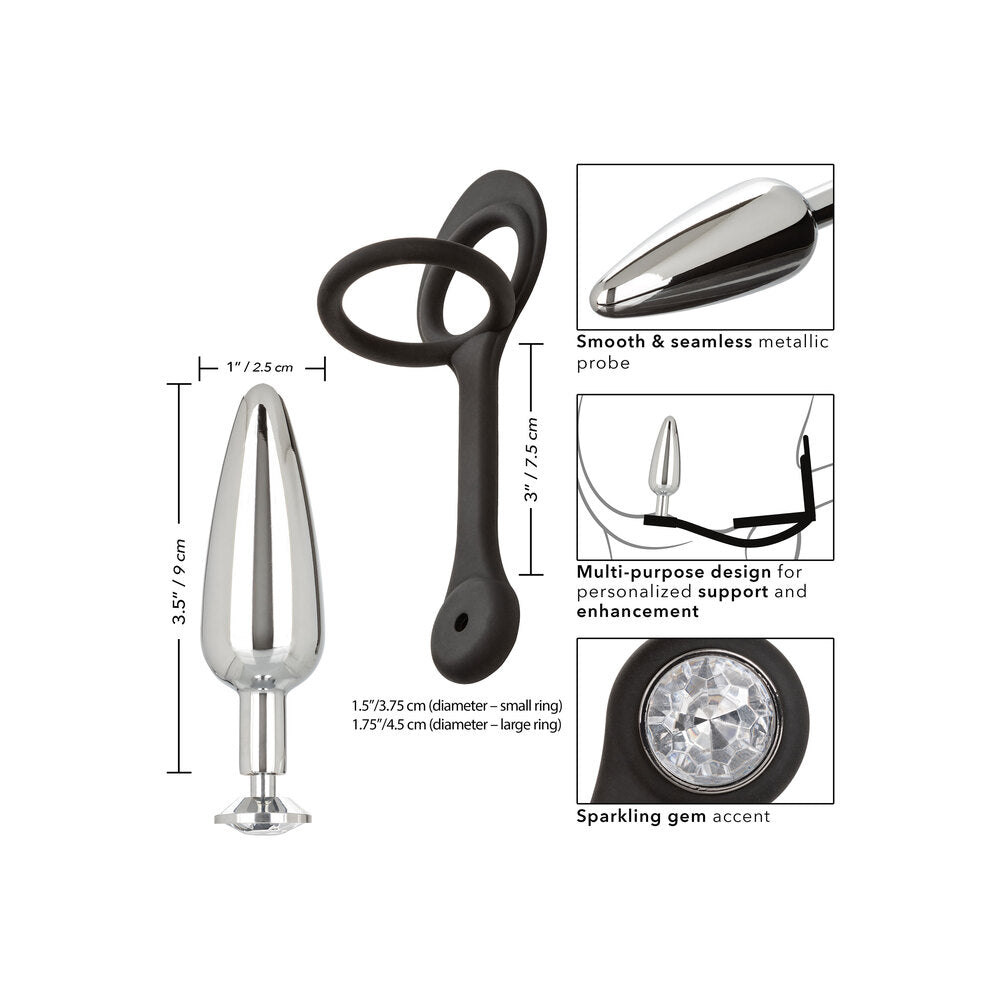 Star Fucker Anal Plug And Adjustable Silicone Cock Ring