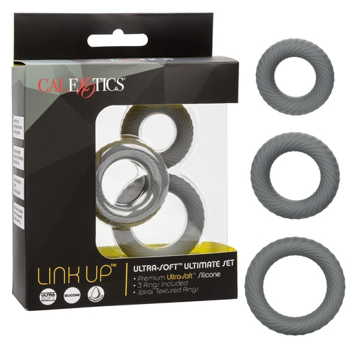Link Up Ultra Soft Ultimate – Plush Stretchy Cock Ring Set