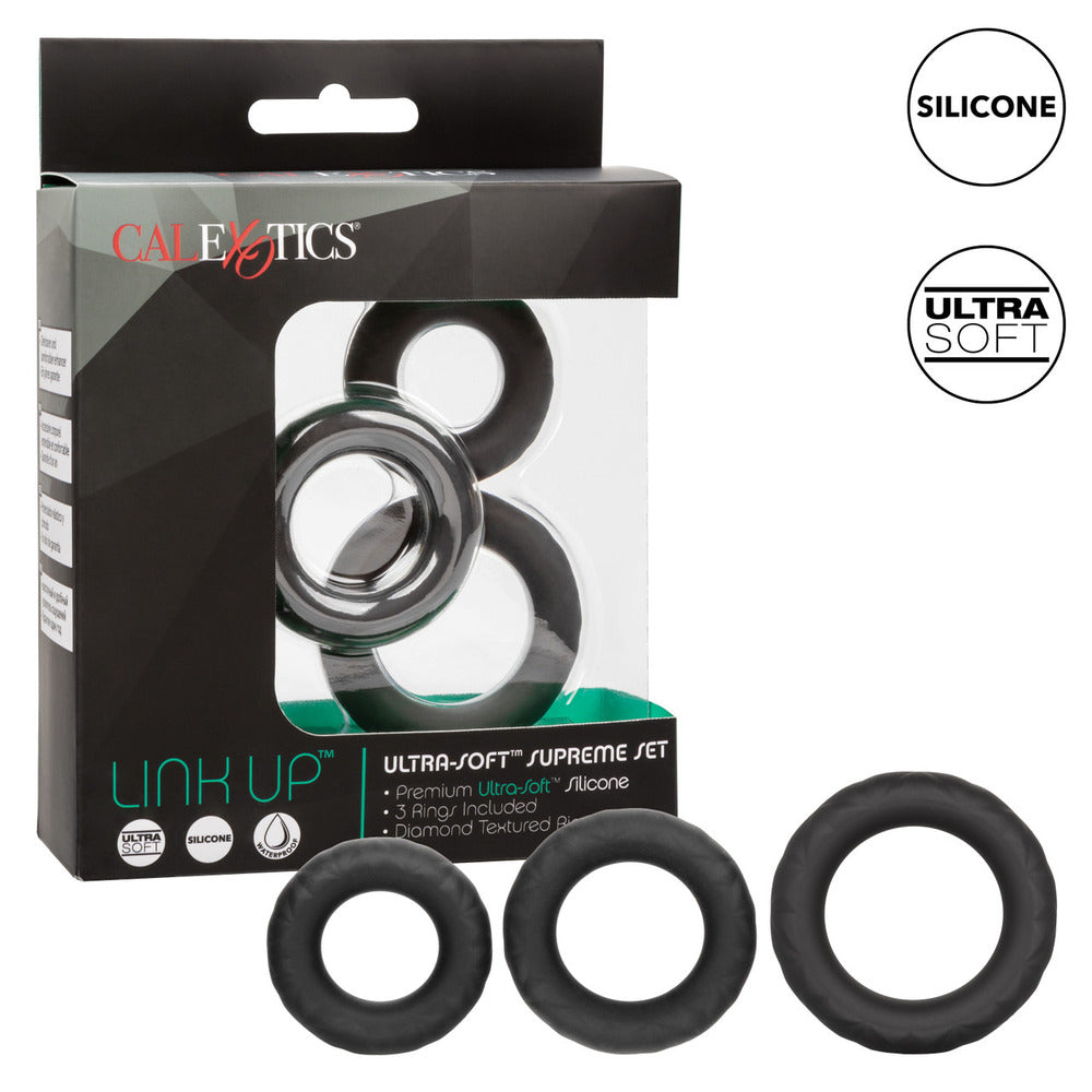 Link Up Ultra Soft Supreme – Stretchy Cock Ring Set