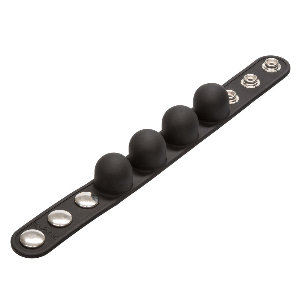 Weighted Ball Stretcher Cock Ring – Silicone Adjustable Ball Stretcher