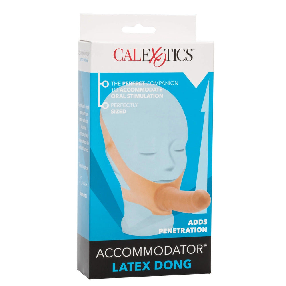 Accommodator 5 Inch Wearable Face Strap On Dildo Flesh