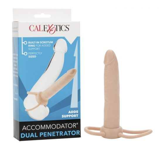 Accommodator Dual Penetrator Ivory Dildo