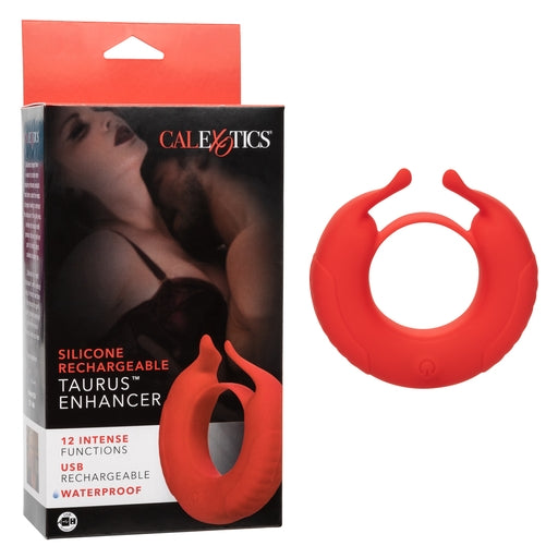 Taurus Enhancer Couples Vibrating Silicone Cock Ring