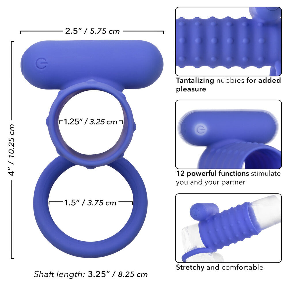 Endless Desires Enhancer – Ribbed Vibrating Cock Sleeve