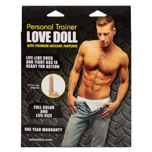 Personal Trainer Love Doll Life-Size Male Inflatable Sex Doll with Full Colour Face and 5.5 Inch Life-Like Cock