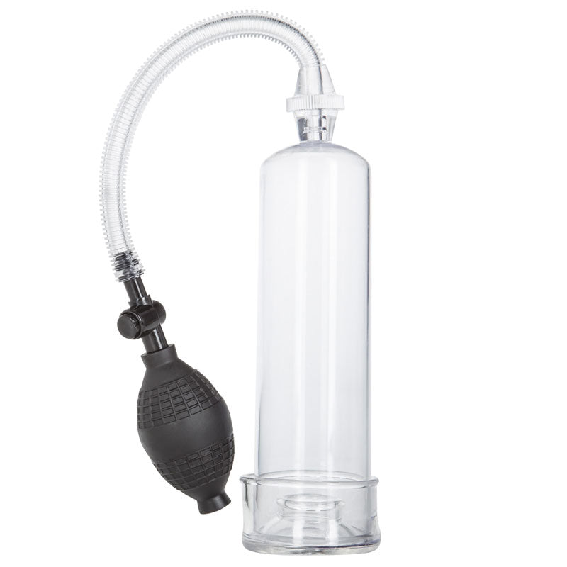 His Essential Pump Kit – Penis Pump with Prostate Probe and Stretchy Rings Set