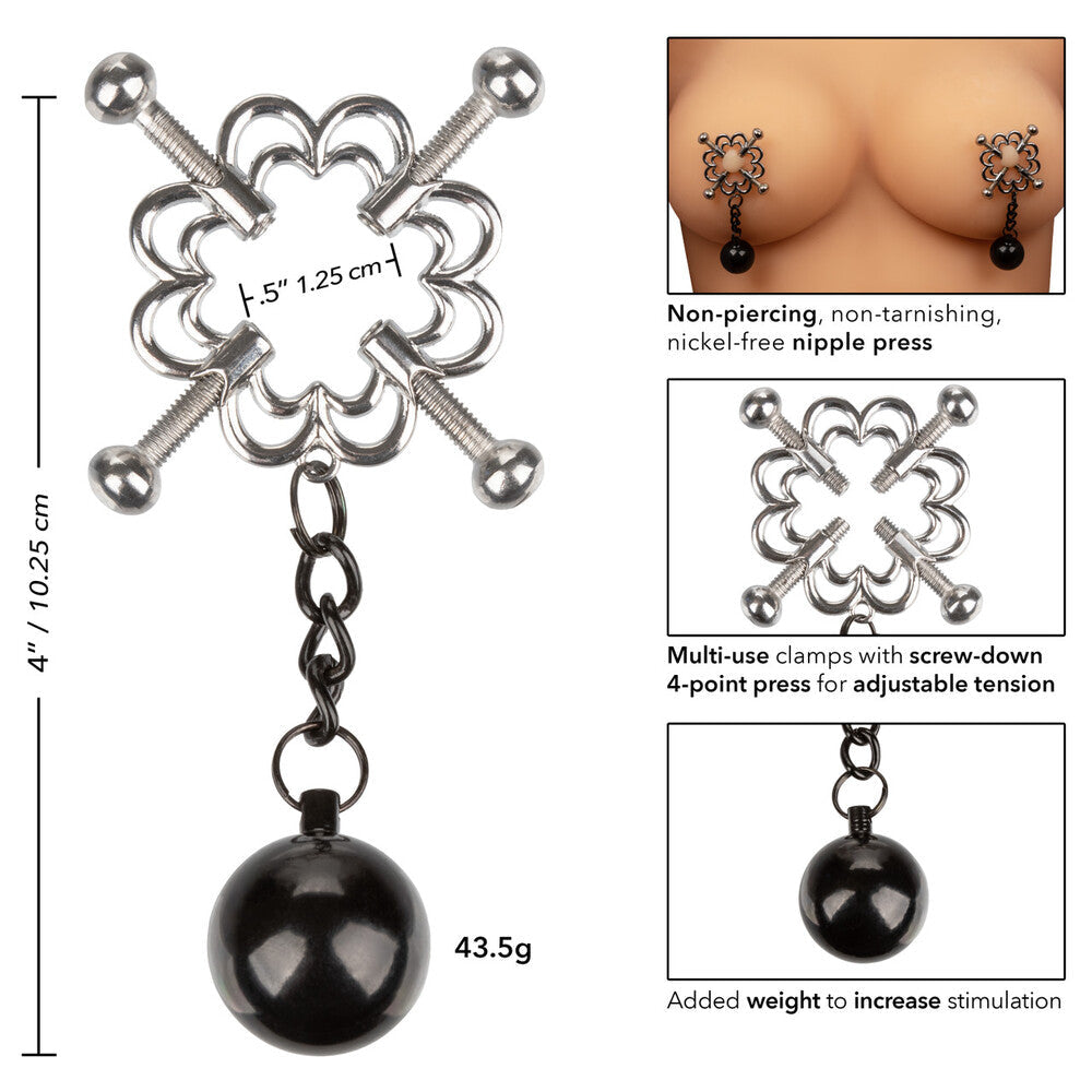 Nipple Grips 4 Point Weighted Nipple Press – 43.5g Nipple Clamp