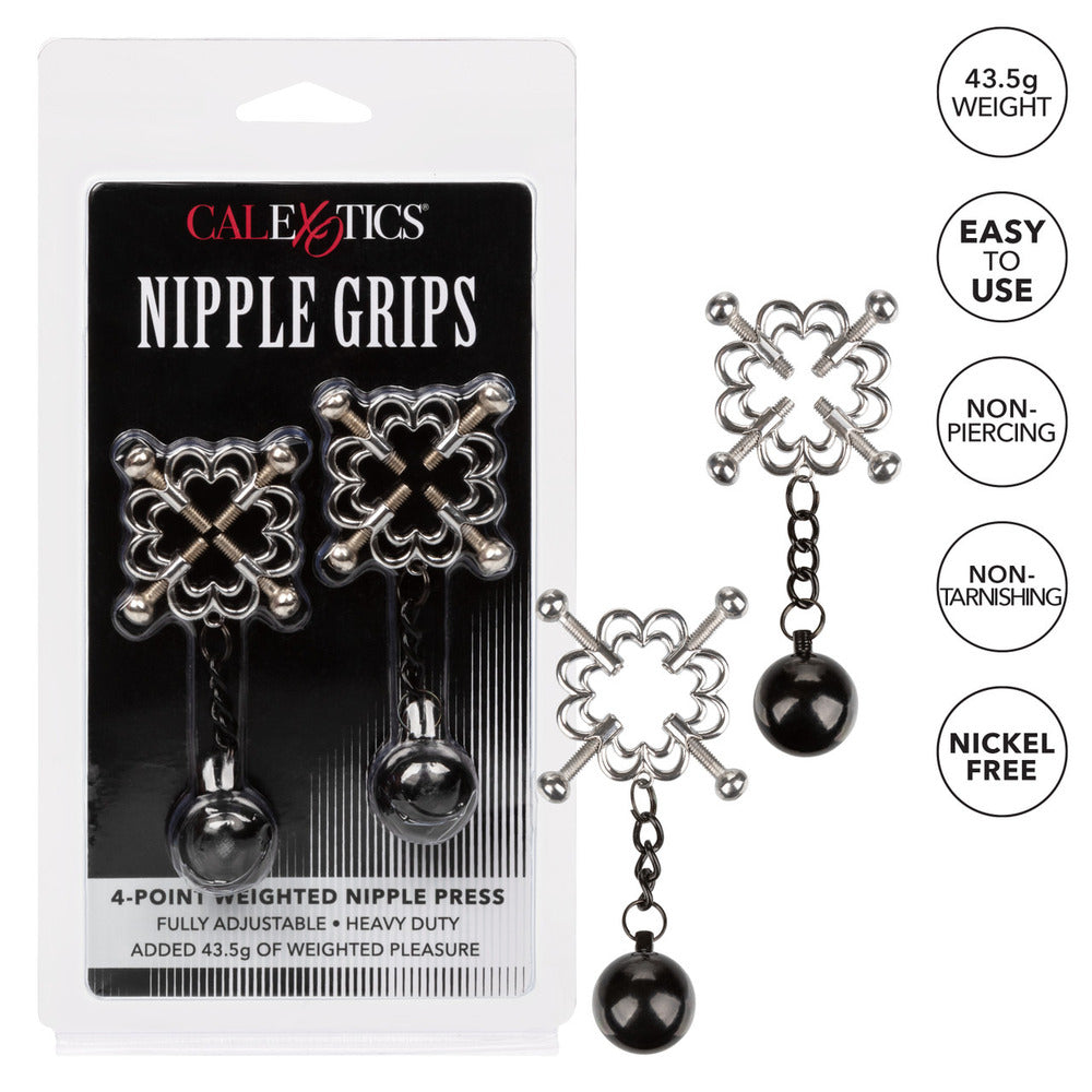 Nipple Grips 4 Point Weighted Nipple Press – 43.5g Nipple Clamp