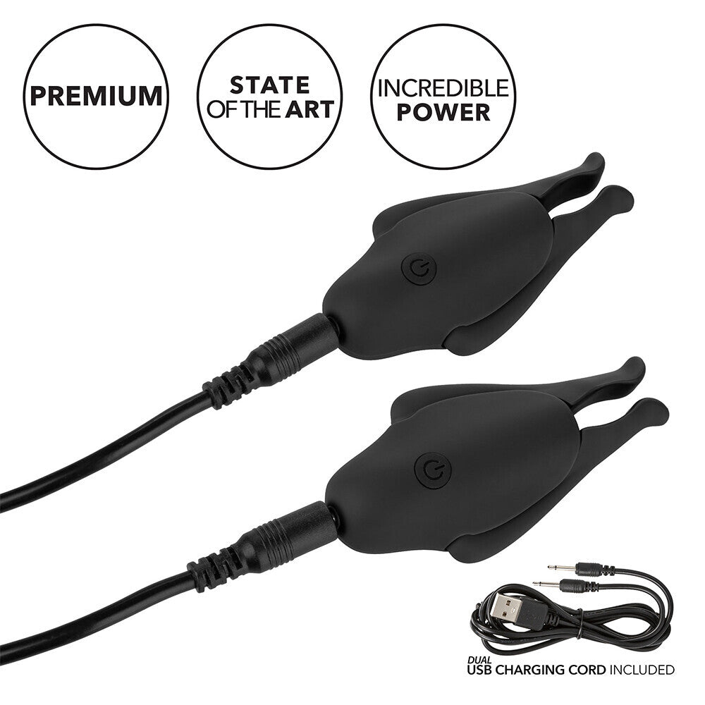 Rechargeable Nipplettes – Vibrating Adjustable Nipple Clamps