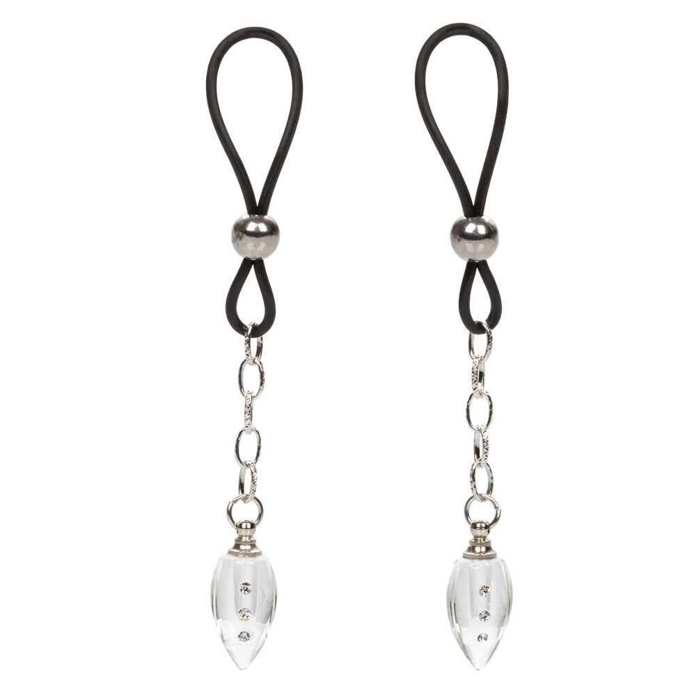Nipple Play Non-Piercing Crystal Teardrop Adjustable Nipple Jewellery