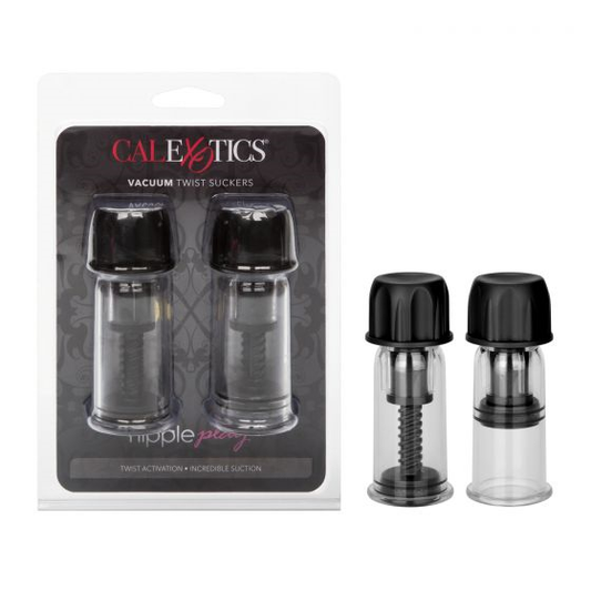 Nipple Play Vacuum Twist Suckers – Compact Nipple Stimulators > Sex Toys > Nipple Suckers