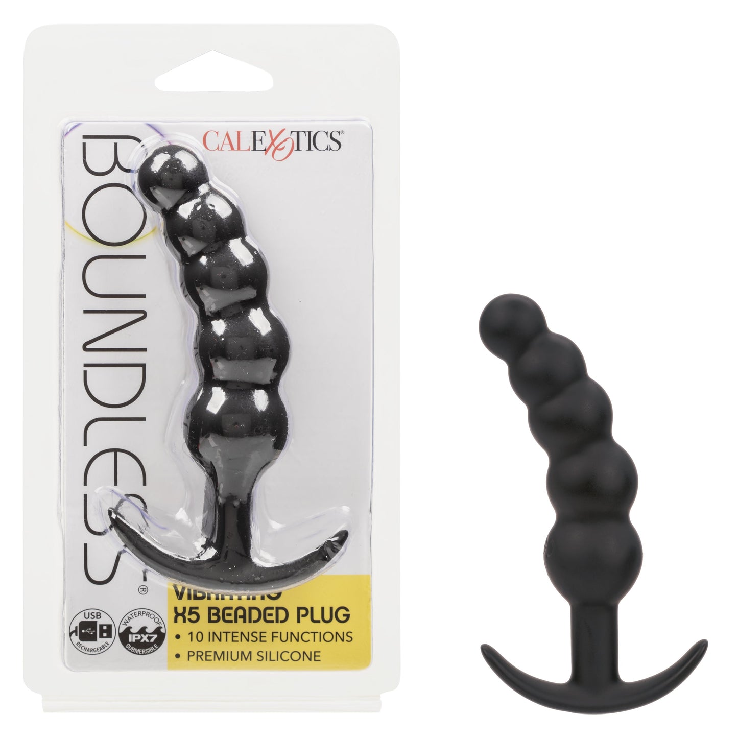 Boundless Vibrating X5 Beaded Curve Plug