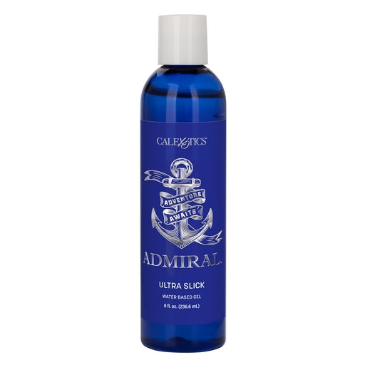 Admiral Ultra Slick Water Based Gel Lubricant 8 Fl Oz Clear