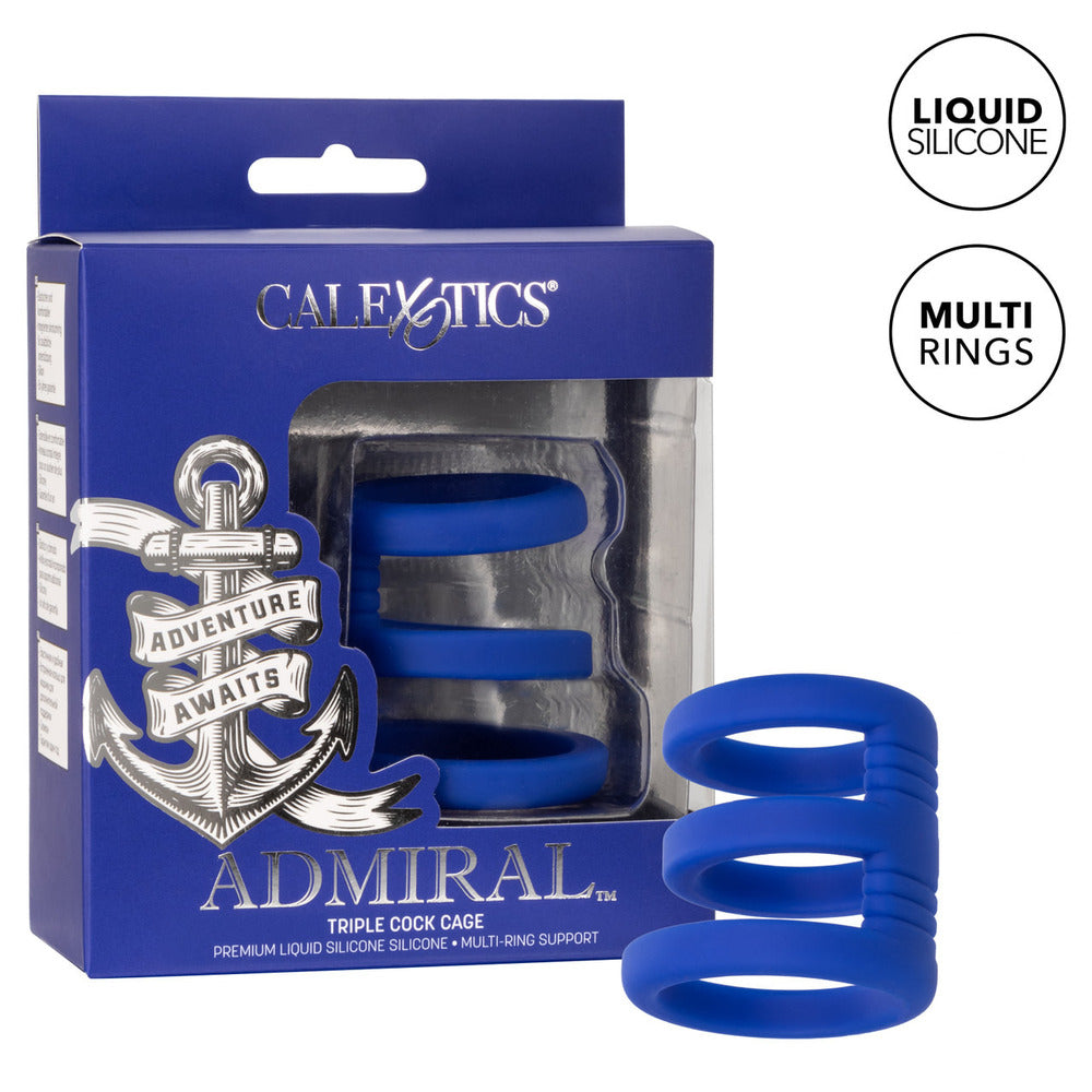 Admiral Triple Cock Cage – Snug Enhancer Cock Cage