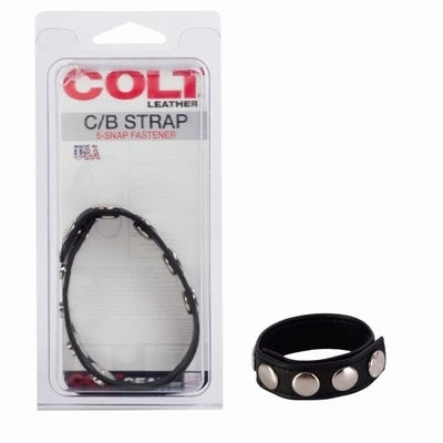 Colt Adjustable 5 Snap Leather Strap – Leather Strap