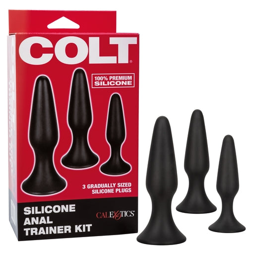 Colt Anal Trainer Kit – Silicone Graduated Anal Plug Set for Beginners
