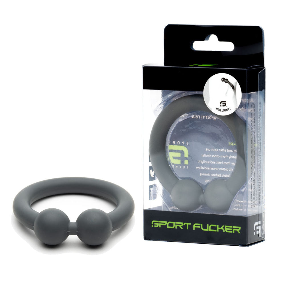 Sport Fucker Bullring (Grey) – Silicone Cock Ring