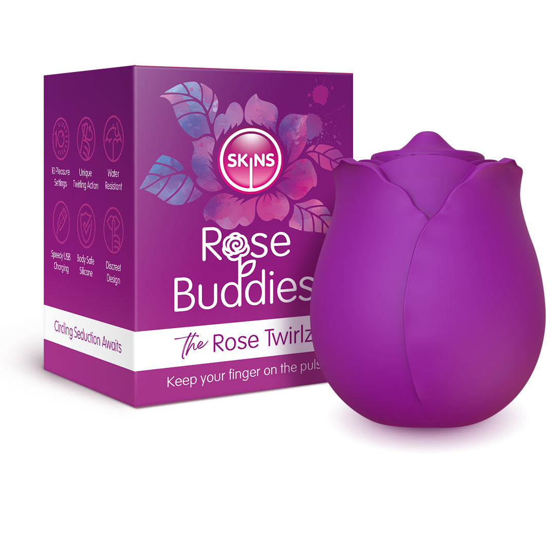 Skins Rose Buddies The Rose Twirls – Luxury Oral Stimulator