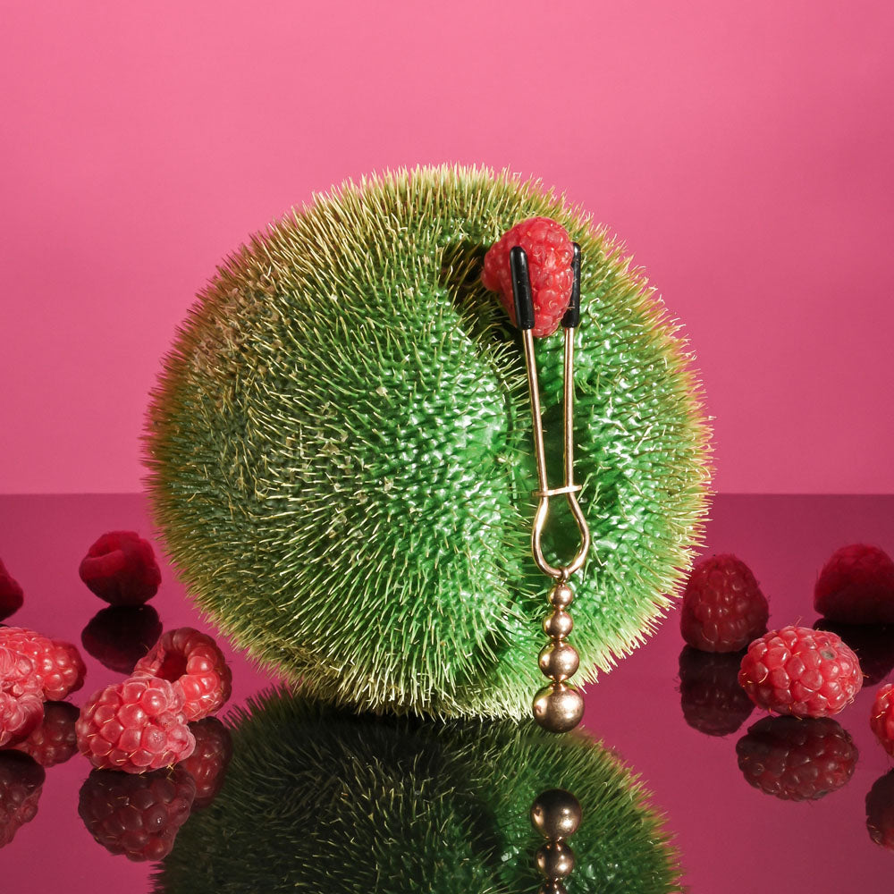 Selopa Beaded Nipple Clamps - Adjustable 5.7 Cm Size