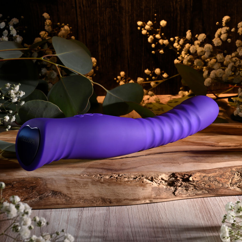 Selopa TRIXXXIE Vibrator 22.2cm Waterproof Silicone in Purple