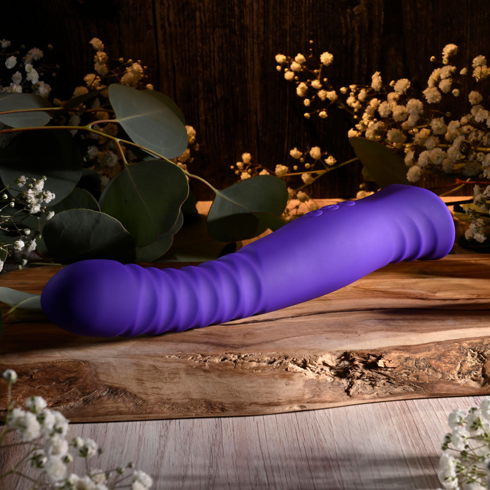 Selopa TRIXXXIE Vibrator 22.2cm Waterproof Silicone in Purple