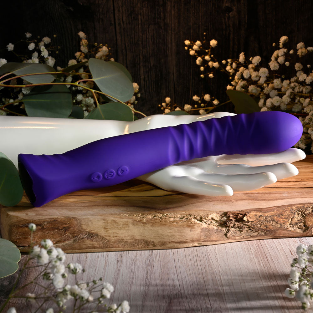 Selopa TRIXXXIE Vibrator 22.2cm Waterproof Silicone in Purple