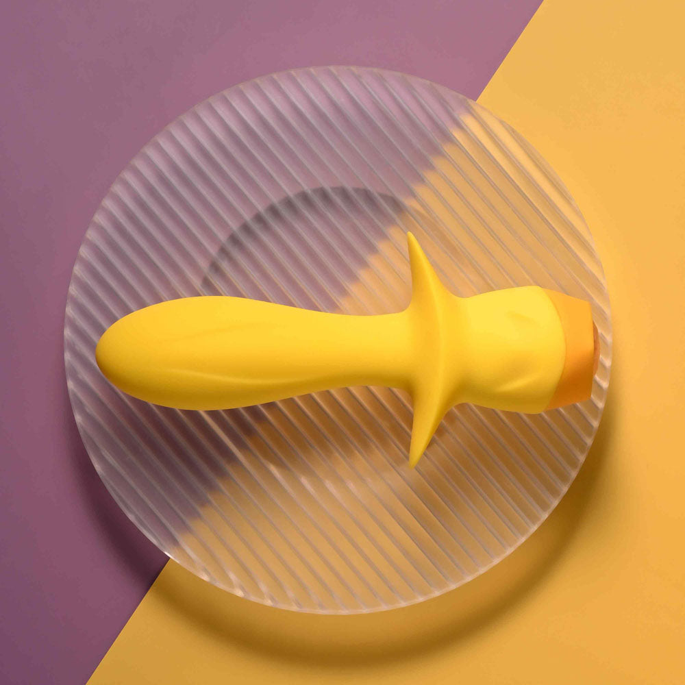 Selopa Mellow Vibrating Plug 13.5cm Waterproof Design Yellow