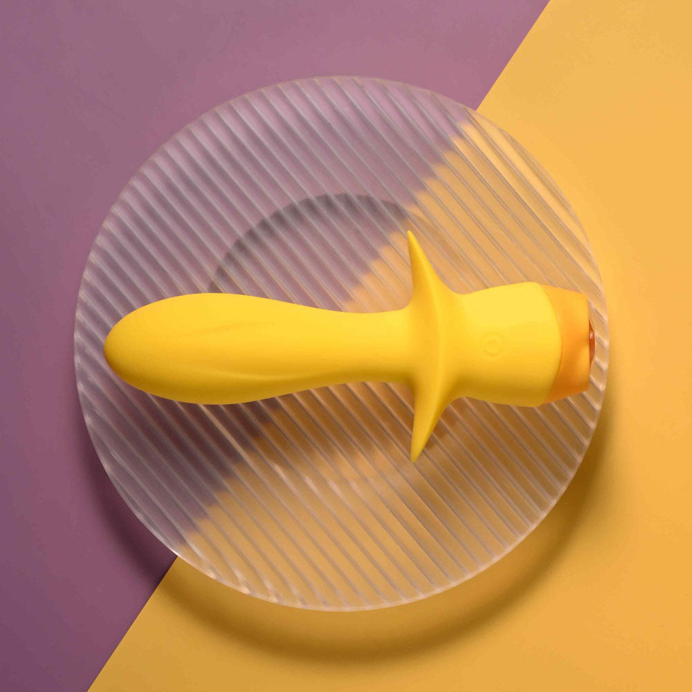Selopa Mellow Vibrating Plug 13.5cm Waterproof Design Yellow