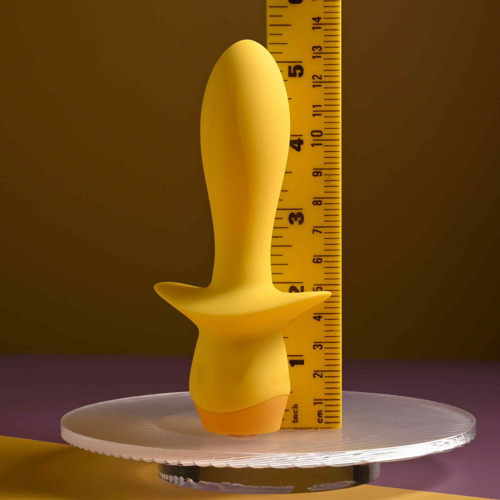 Selopa Mellow Vibrating Plug 13.5cm Waterproof Design Yellow