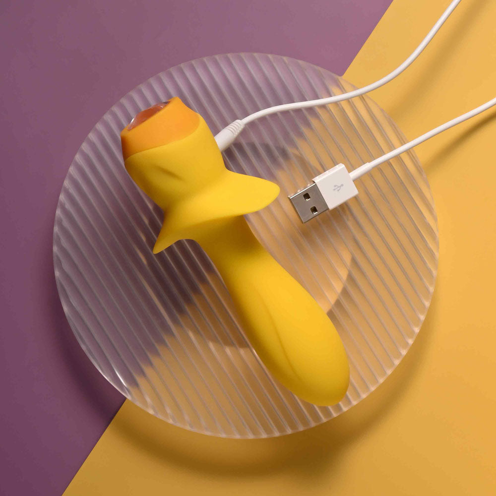 Selopa Mellow Vibrating Plug 13.5cm Waterproof Design Yellow