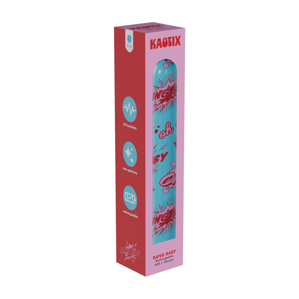S-Line Kaotix Bang Baby – USB Rechargeable 17.8 cm Vibrator