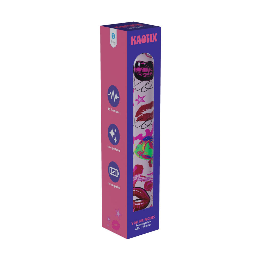 S-Line Kaotix Y2K Princess (Powder) – USB Rechargeable 17.8 cm Vibrator