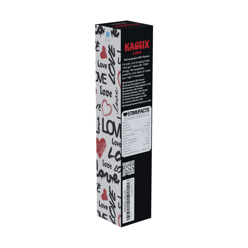 S-Line Kaotix Love (USB Rechargeable) – 17.8 cm Vibrator