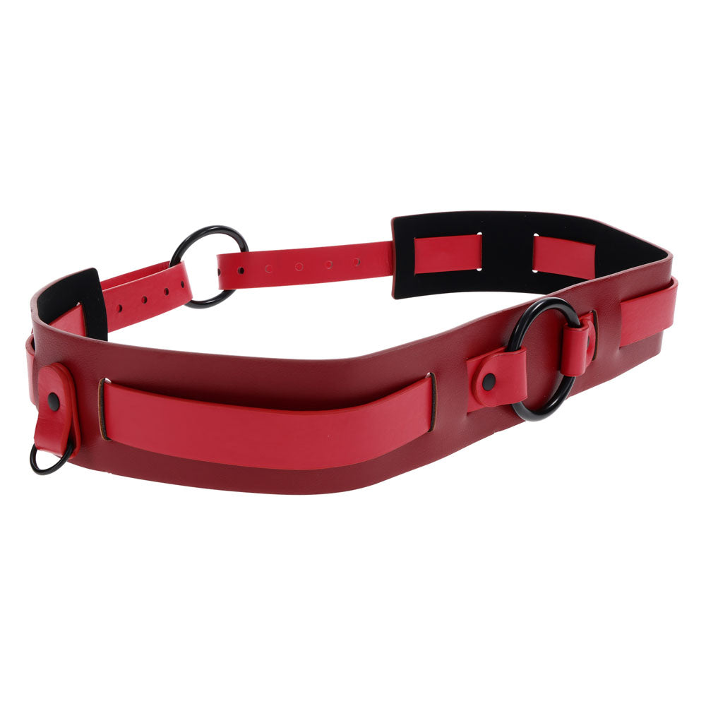 S&M Exs & Ohs Bound and Belted Adjustable Belt 31-42.5 Inches
