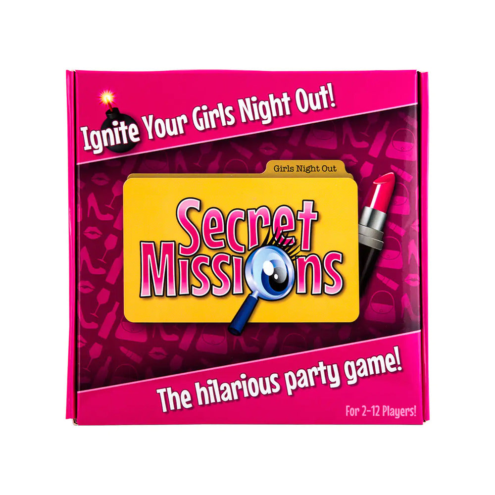 Secret Missions Girlie Nights Party Game