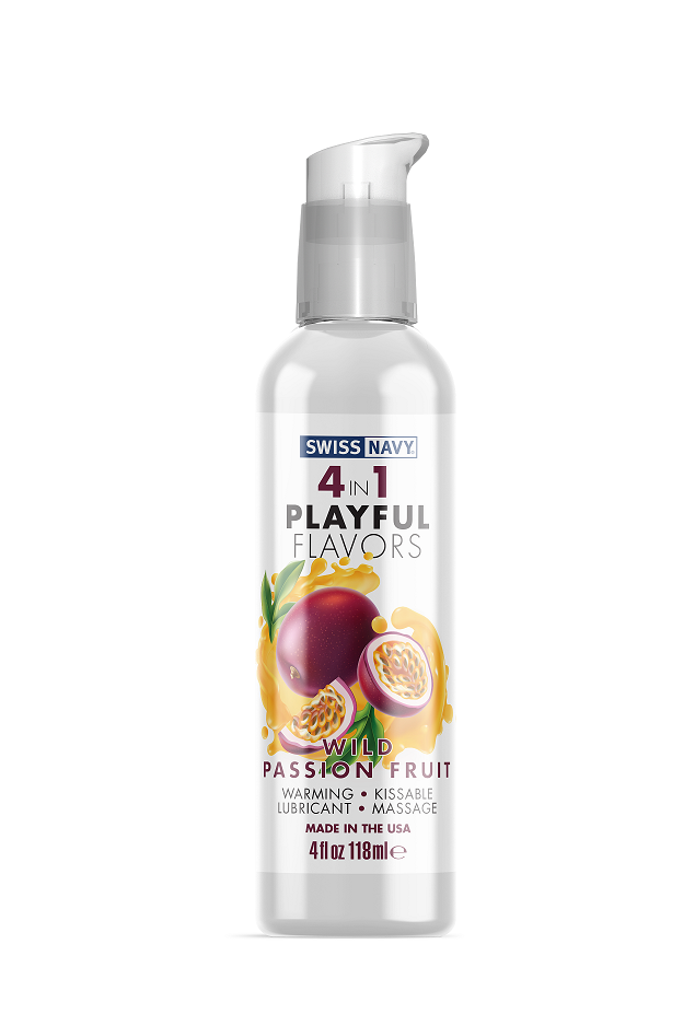 Playful Flavours 4 In 1 Wild Passion Fruit 4oz/118ml Lube