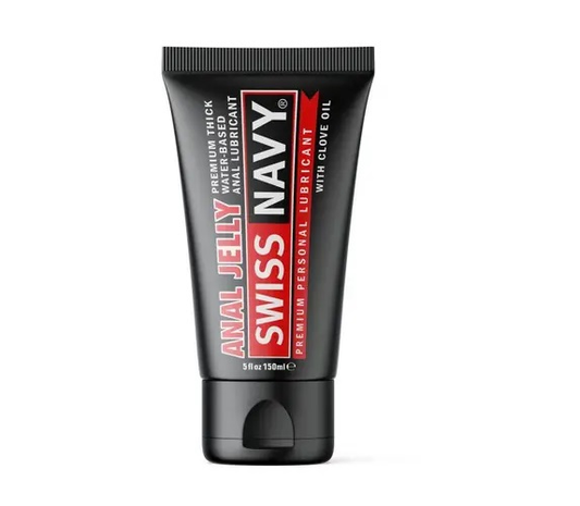 Swiss Navy Premium Anal Jelly with Clove Oil – Silicone-Based Anal Lubricant 150ml