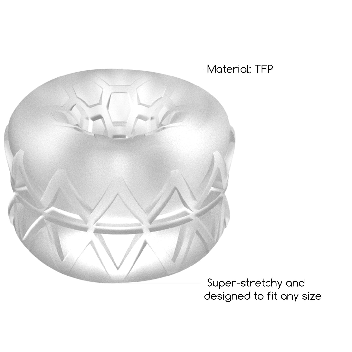 Sono No.92 Reversible Masturbator – Flexible Open-Ended Sleeve with 2cm Diameter