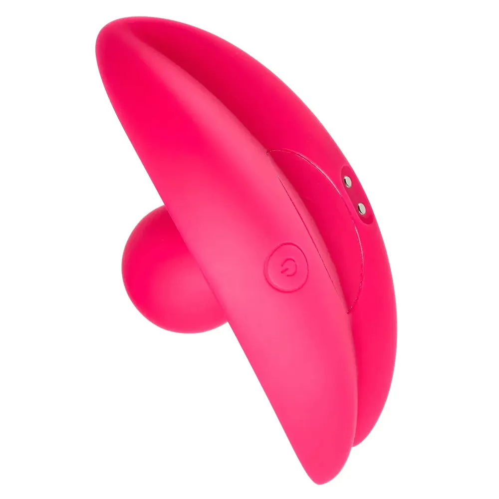 Cloud 9 Camel Toe Shaped Vibrator (Pink) – Rechargeable Remote-Controlled Vibrator