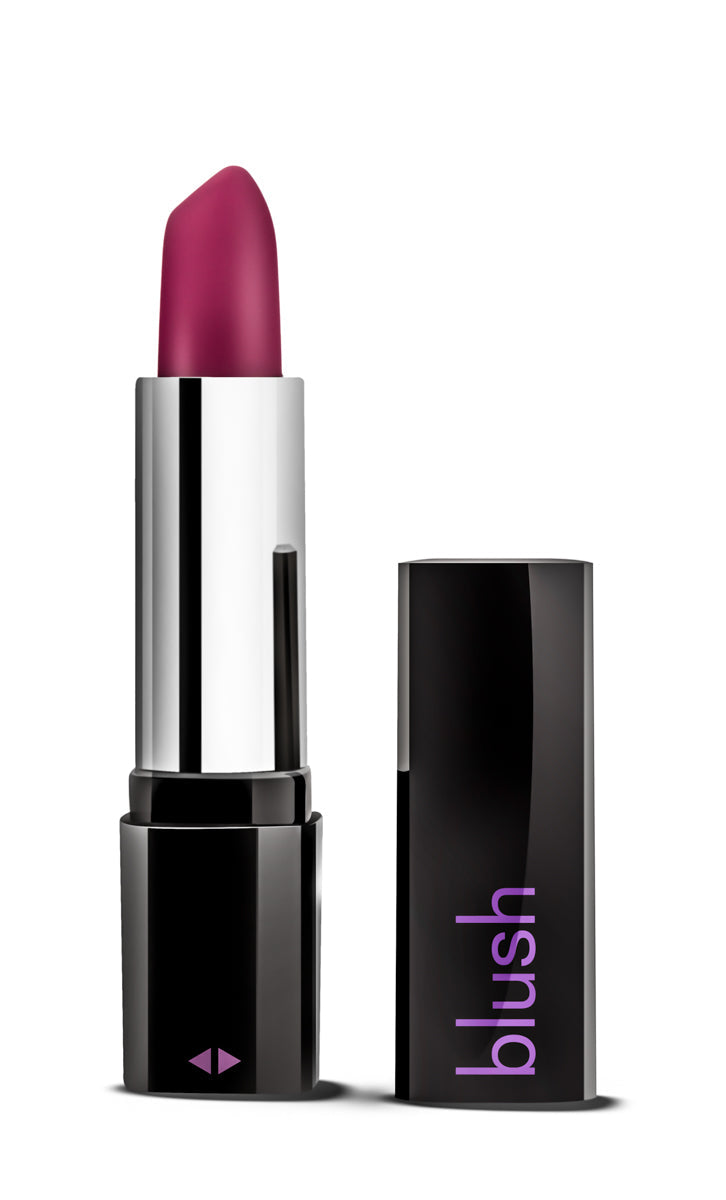 Rose Lipstick Vibe Black 4 Inch Compact Pleasure Toy