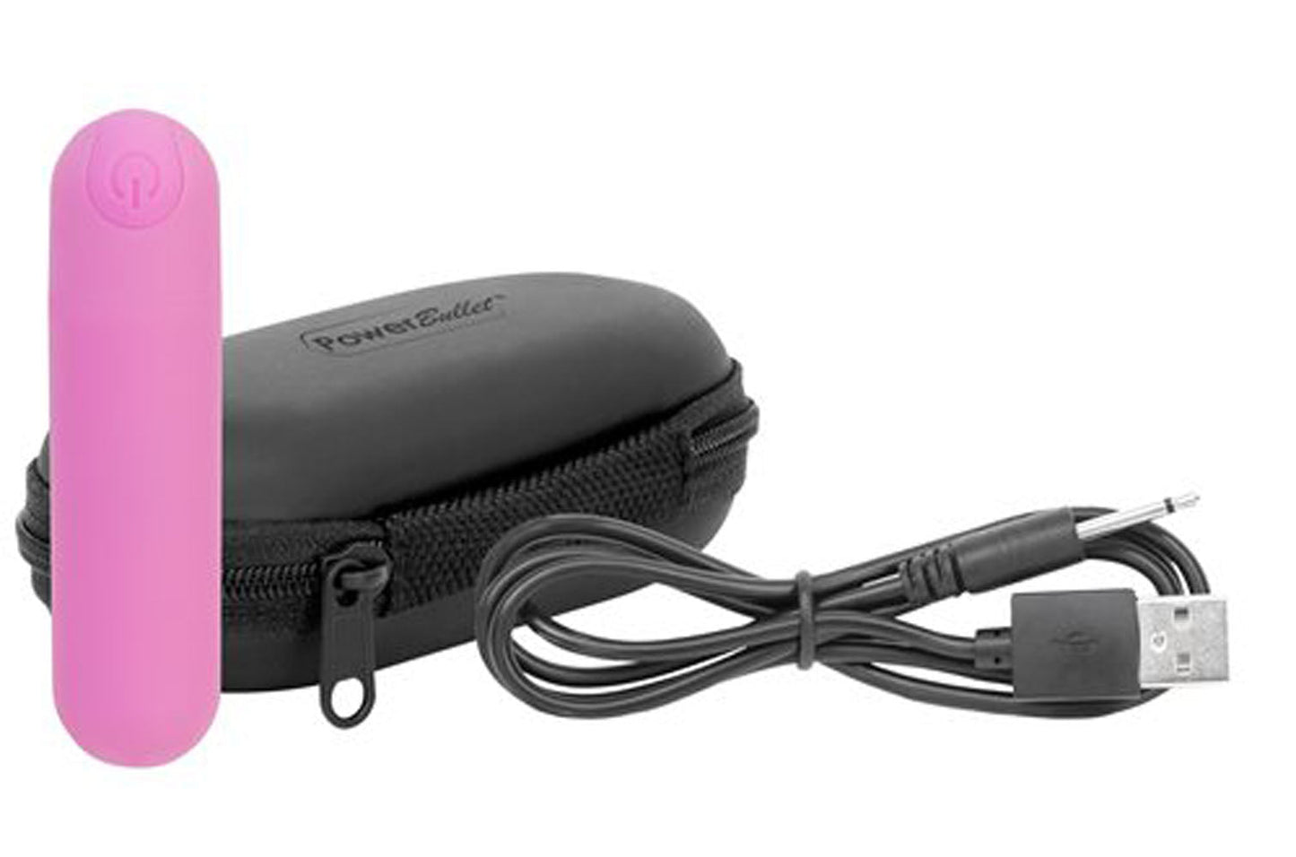 Essential 3 Inch Rechargeable Bullet Vibrator with Storage Case and USB Charging Cord