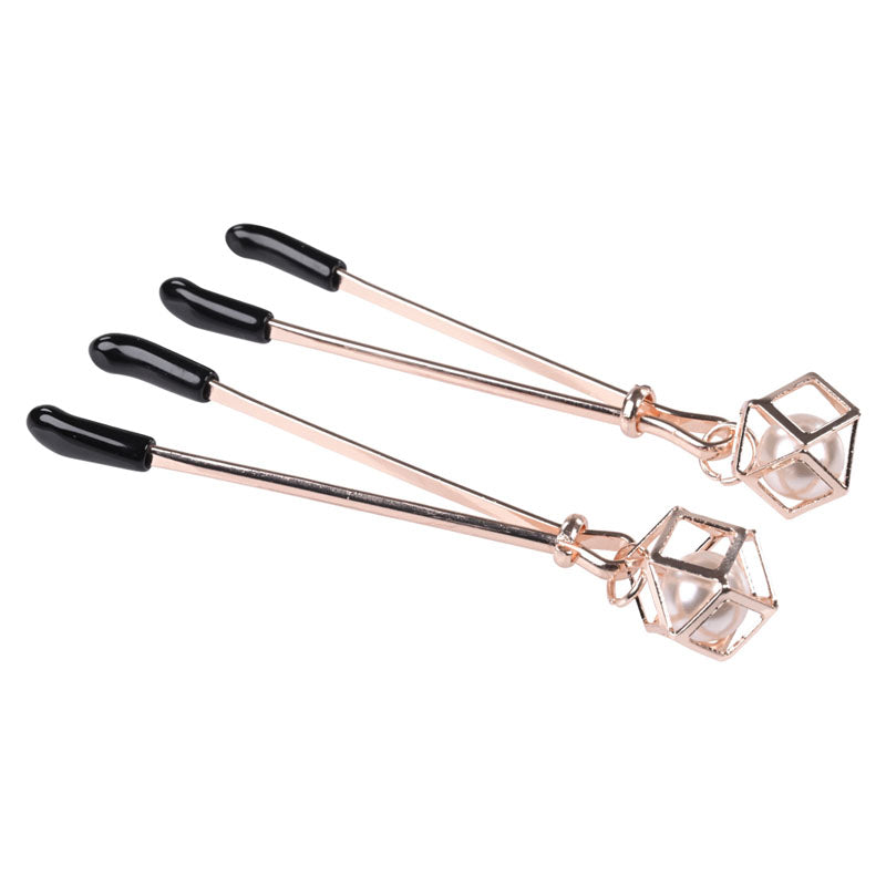 Sex & Mischief Brat Pearl Adjustable Nipple Clips – Set of 2 Clips