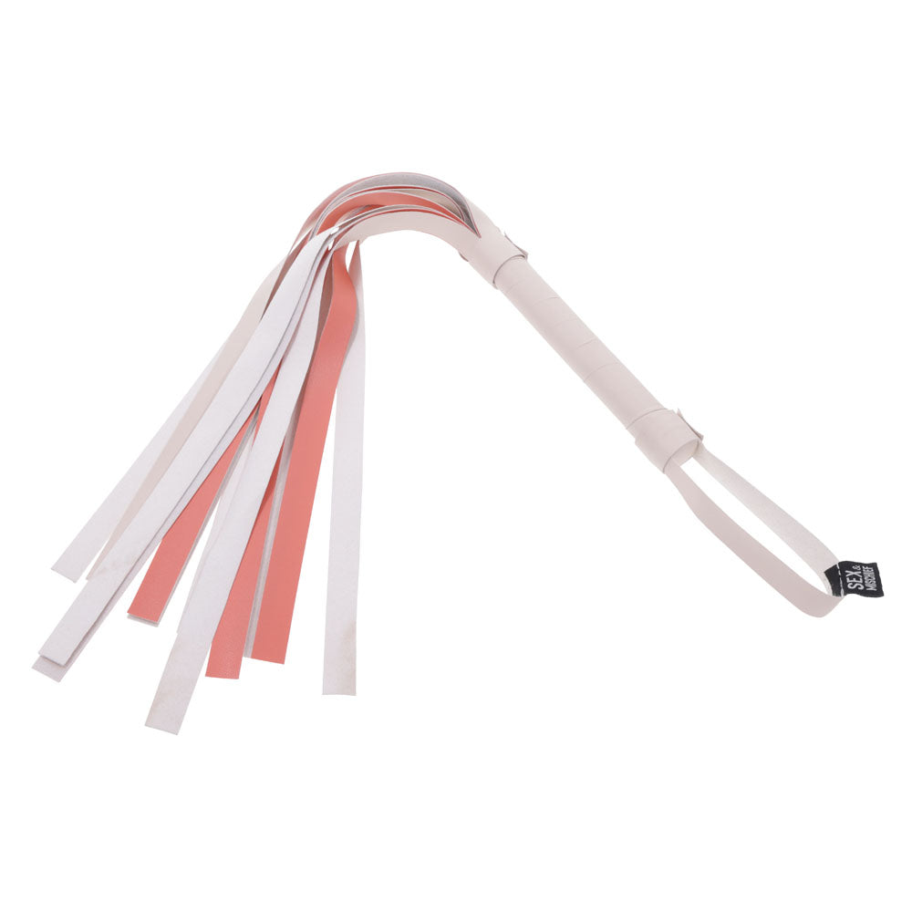 Sex & Mischief Peaches n CreaMe Stripe Flogger 80 cm - Peach Whip