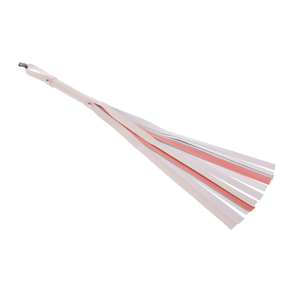Sex & Mischief Peaches n CreaMe Stripe Flogger 80 cm - Peach Whip