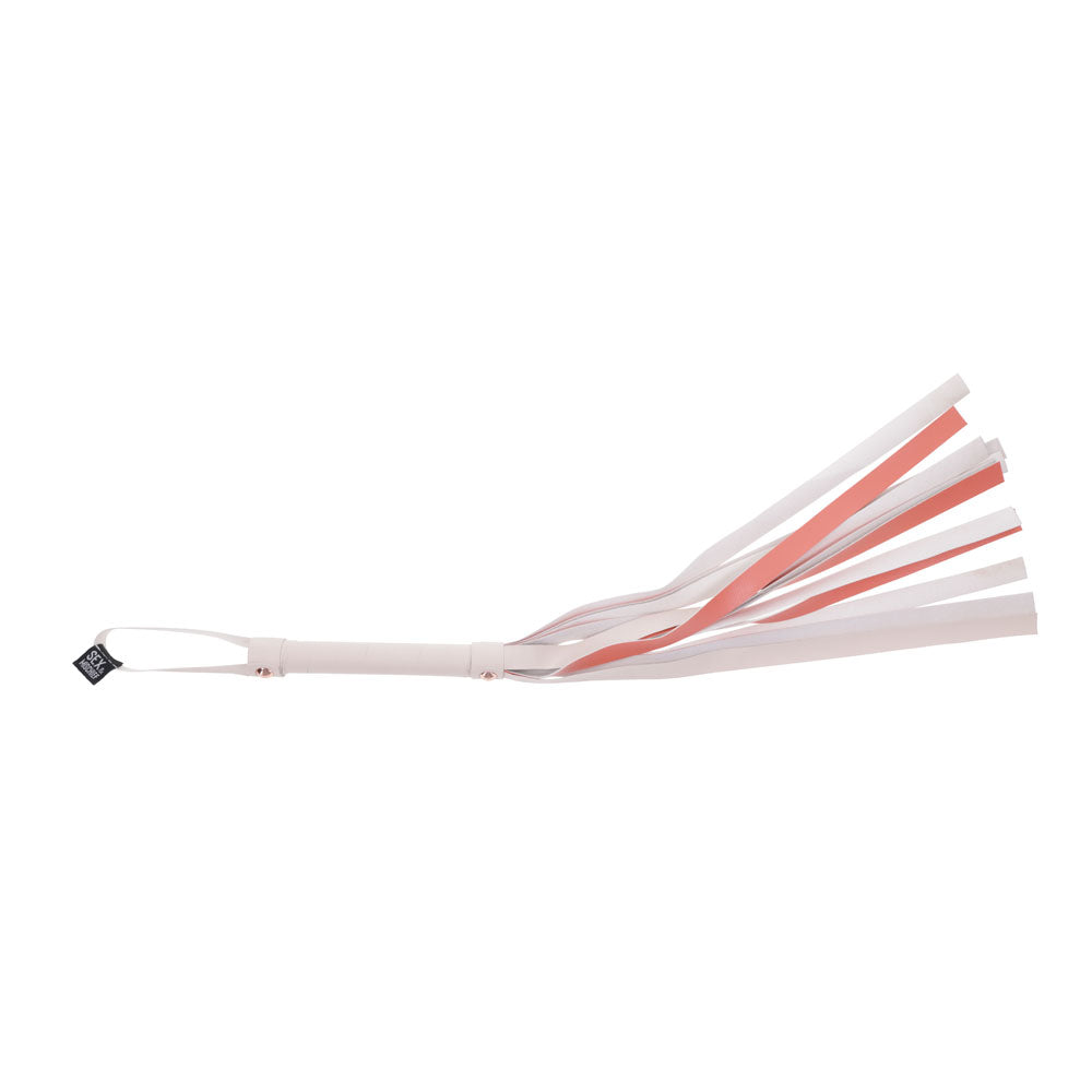 Sex & Mischief Peaches n CreaMe Stripe Flogger 80 cm - Peach Whip