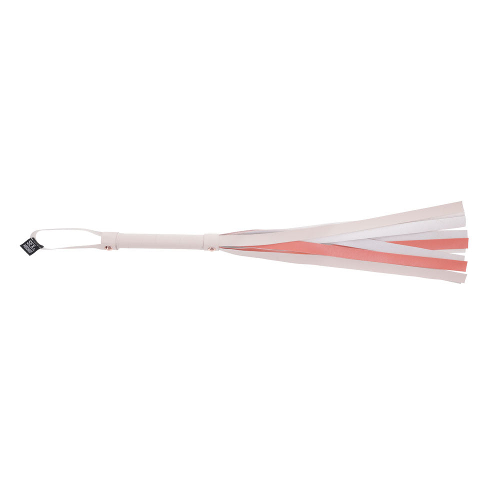 Sex & Mischief Peaches n CreaMe Stripe Flogger 80 cm - Peach Whip