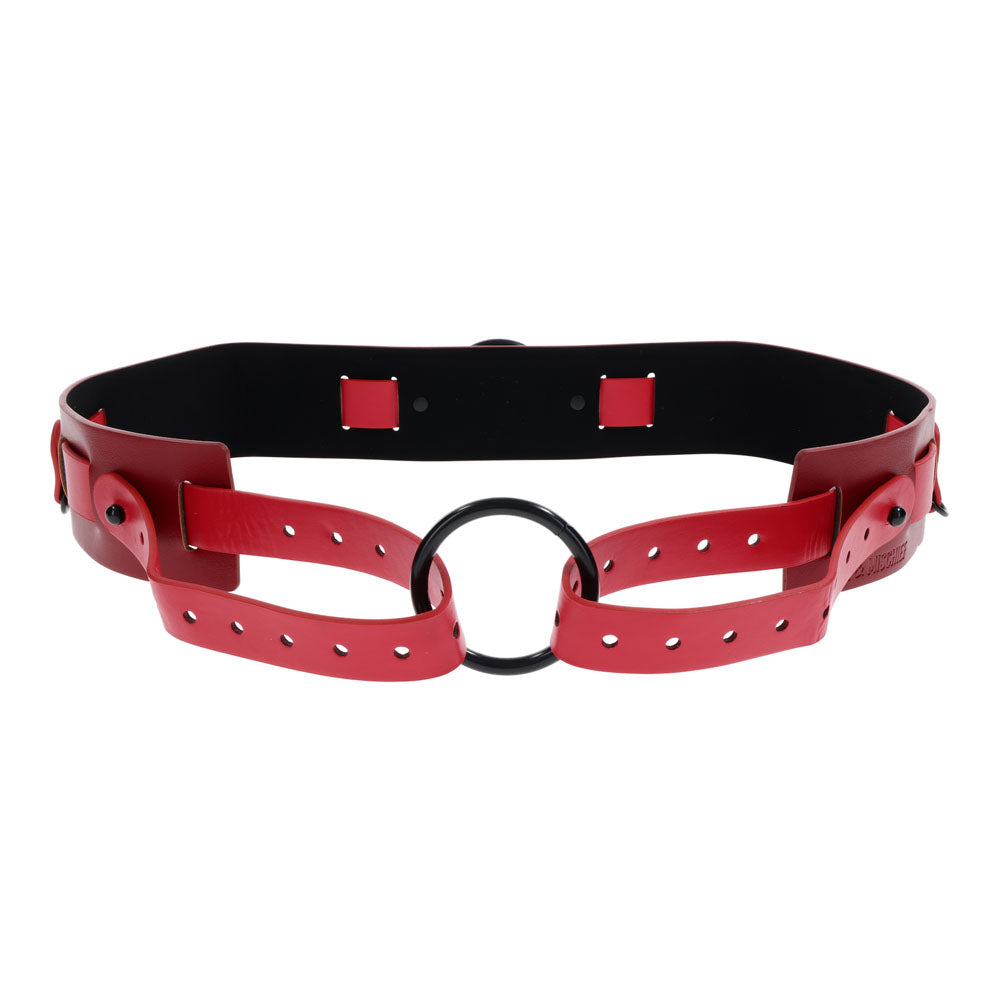 S&M Exs & Ohs Bound and Belted Adjustable Belt 31-42.5 Inches