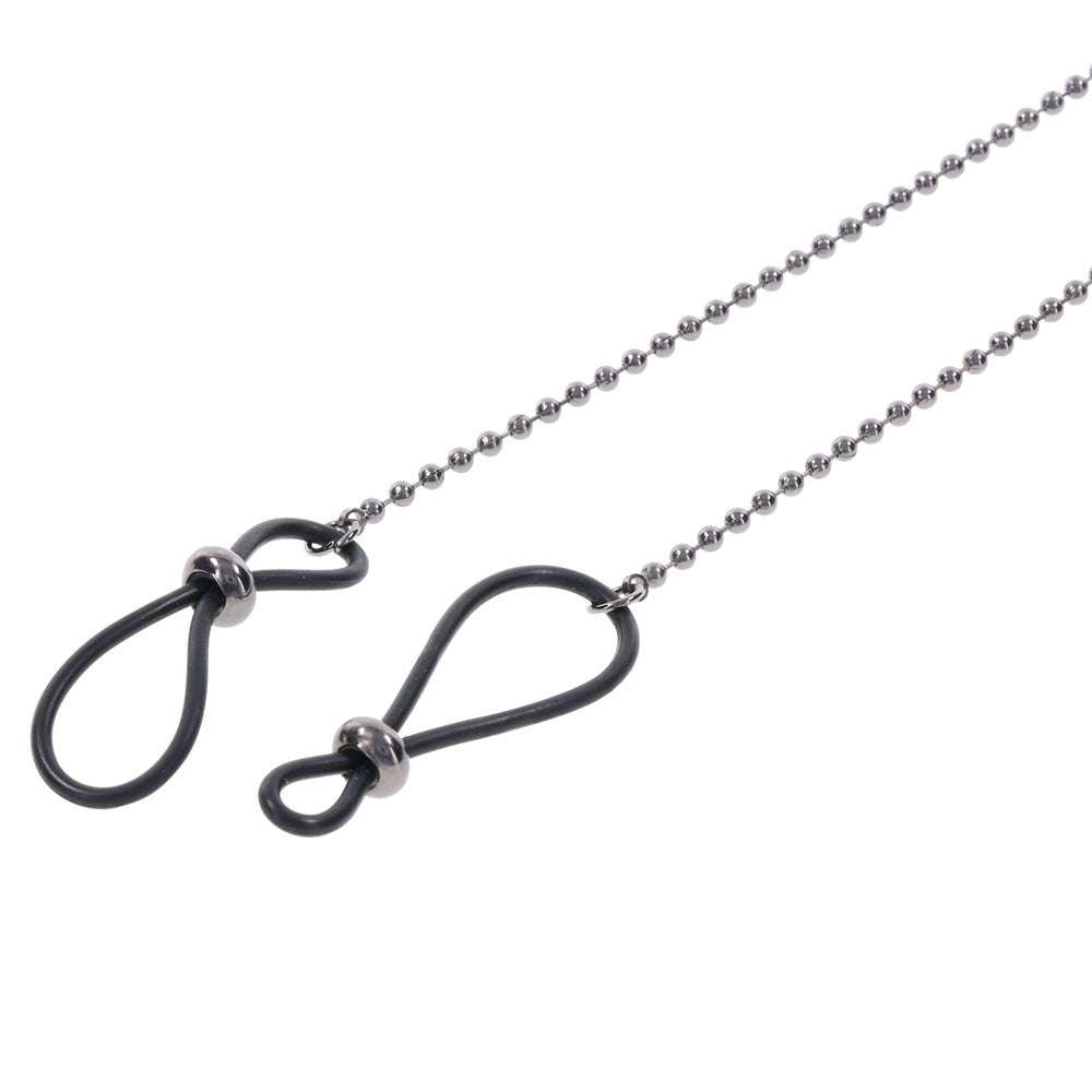 S&M Exs & Ohs Body Jewelry Nipple Ties Metal Chain Adjustable